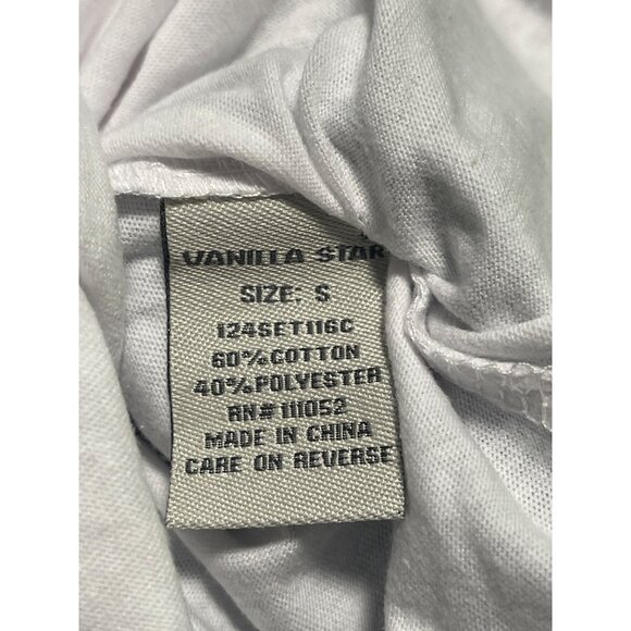 Vanilla Star Girls Denim Overall Romper & White T-Shirt Set Size S 7/8 Light Was - Picture 3 of 11